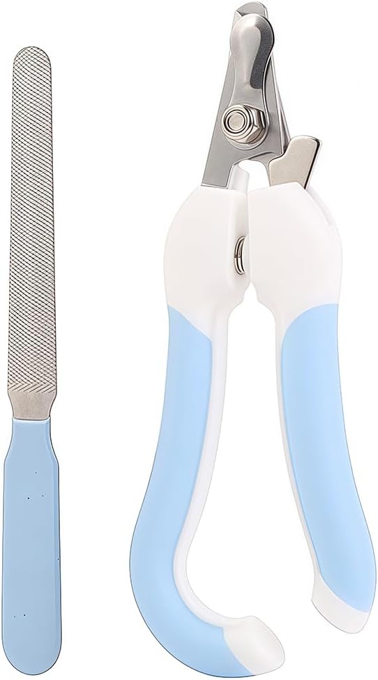 Pet Nail Clipper Blue and White