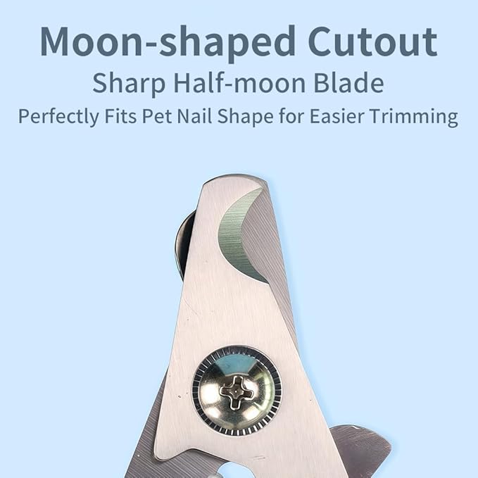 Pet Nail Clipper Blue and White