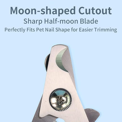Pet Nail Clipper Blue and White