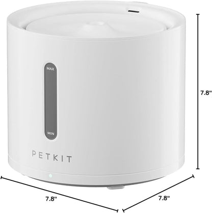 PETKIT EVERSWEET Solo 2 Cat Water Fountain with Pump, Ultra Quiet 70oz/2L Pet Water Fountain for Cats and Dogs Inside, 3 Working Modes, Visualization Window, (App Control)