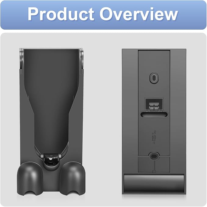 FUNTECK Wall Mount Compatible with Dyson V11, V11 Outsize and V15 Vacuum Cleaners, Charging Station Replacing Part No. 970011-01 & 970011-02