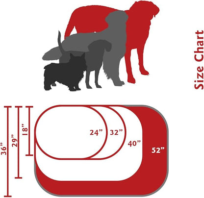 Majestic Pet 52 Inch Bagel Calming Dog Bed Washable – Cozy Soft Round Dog Bed with Spine Support for Dogs to Rest Their Head - Fluffy Donut Puppy Mat 52x35x11 (Inch) X-Large – Tan