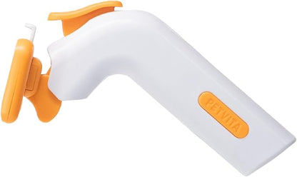 PETVITA Self Cleaning Deshedding Brush - Smart Grooming Tool with Stainless Steel Blade for Small Pets & Short Hair