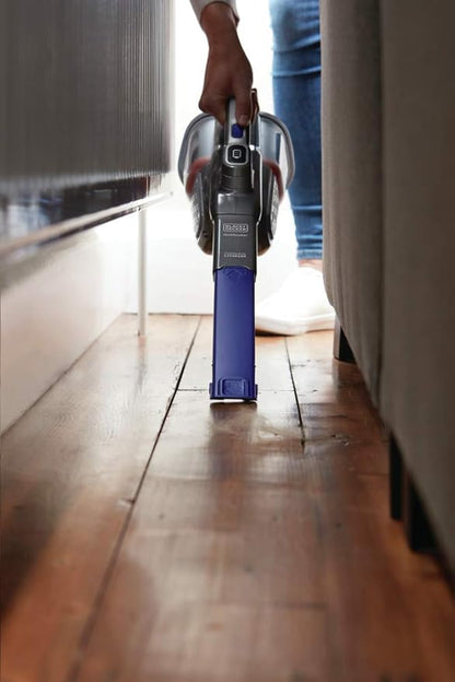 BLACK+DECKER dust buster Handheld Vacuum Cordless, Pet Hair Vacuum, Portable for Home and Car with Pet Brush, Rechargeable, Powerful Suction, Washable Bowl Filter,furbuster AdvancedClean (HHVK515JP07)