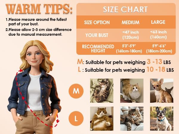 Cat Soft Carrier Sling, Ultra-Soft Polar Fleece Pet Cuddle Bag for Snuggling – Hands-Free Indoor Cat Pouch for Grooming & Bonding, Fits Small Pets 3-13 lbs, Light Gray, Medium