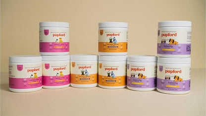 Pupford Calm Dog Supplement, Natural Calming Chews for Dogs with Anxiety, Supports Relaxation & Emotional Regulation, No Melatonin, String Cheese Flavor (60 Soft Chews)