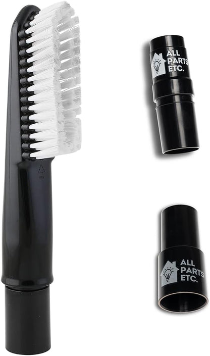 Elongated Universal Dust Brush Attachment, 1.25” Long Dusting Brush Accessories for Shop Vac, Bissell, Nutone, Electrolux, Beam, Eureka & other Central Vacs