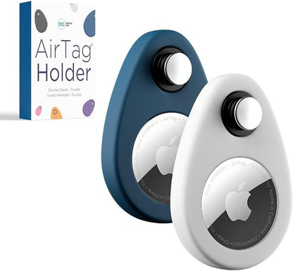 INFINITE ORBIT AirTag Holder for Kids – 2 Pack Anti-Removal Locking Case, GPS Tracker Holder Suitable for Children, Elderly, Pets & Luggage, Hidden Air Tag Pin Case (Compatible with Apple AirTag)