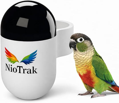 Simple Backup Tracking Solution for Peace of Mind for Parrots, Lightweight 9g Leg Ring for African Grey, Macaw, Cockatoo, Chickens, Cockatiel, Hawks & Small Birds.