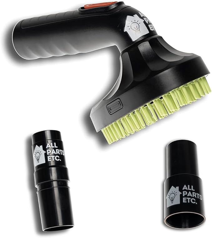 1.25 inch Pet Hair Vacuum Attachment – Dog & Cat Grooming Tool Compatible with Shop Vac, Bissell, Shark, Hoover, Eureka, Dirt Devil, Kenmore, and More (Pet Grooming Brush Tool)