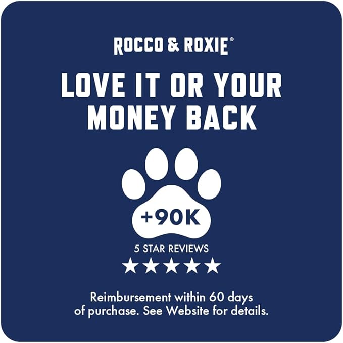 Rocco & Roxie Senior Cat Hip & Joint Supplements - Chicken Flavored Glucosamine Joint Supplement for Cats, Cat Arthritis Pain Relief, with Green Lipped Mussel, Made in USA, Over 300 Crunchy Chews