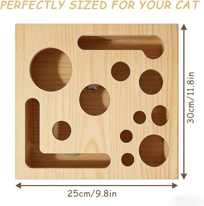 2026 New Cat Scratch Puzzle Enrichment Box, Cat Nail File Box with Sandpaper Inside, Toy Gift for a Cats that Hates Having Its Nails Trimmed, Stress-Free Alternative to Trimming Nails