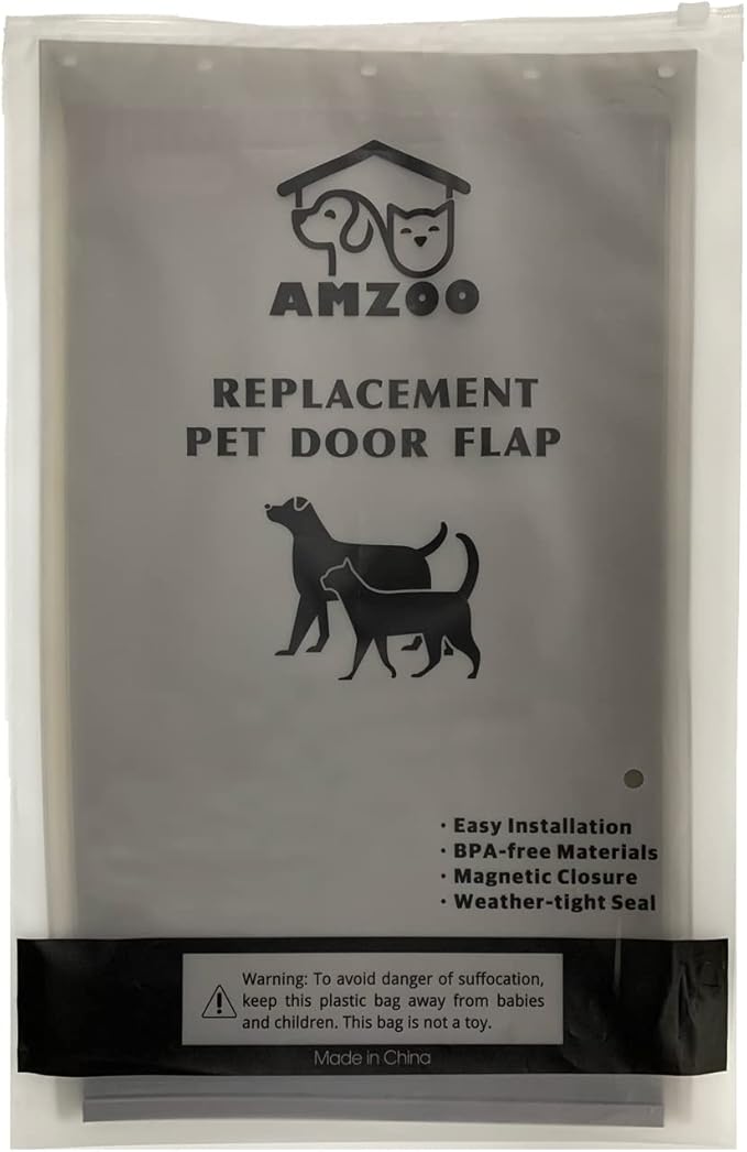 AMZOO Dog/pet Door Replacement Flap Compatible with PetSafe Measures 8 1/8” x 12 7/8” PAC11-11038 -2023 New Model