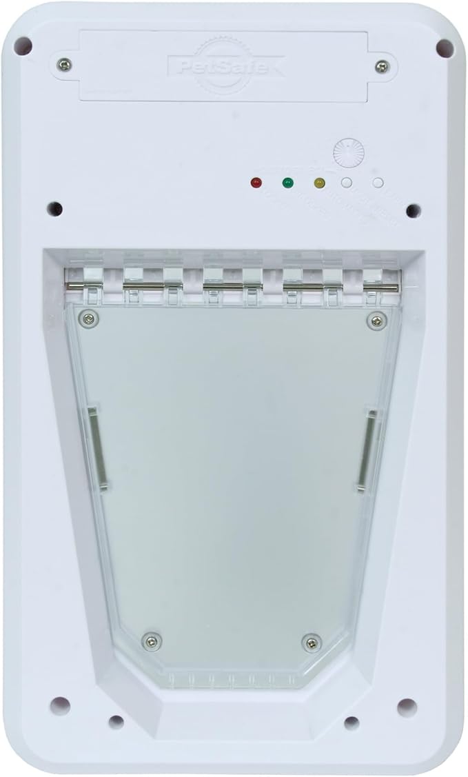 PetSafe Electronic Pet Door - Rust-Proof Programmable Smart Collar-Activated Dog or Cat Entry - Easy Installation & Space-Saving Design - Small - Fits Pets Up to 15 lb