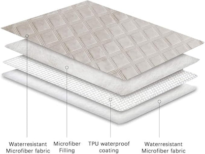 Ameritex Waterproof Dog Bed Cover Pet Blanket with Anti-Slip Back for Furniture Bed Couch Sofa