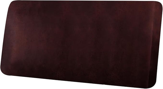 ANARACHON Leather Look Couch Cushion Covers Sofa Seat Slipcovers Sets Couches Furniture Protector for Sectional Armchair Loveseat Pets Kids Stretch Spandex Fabric (1 Cushion Loveseat, Burgundy)