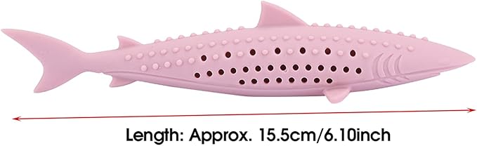 VINGVO Cat Teeth Cleaning Toy, Cat Teething Toys Silicone Molar Stick Catnip Toys Cat Toothbrush Cat Fish Shape Toothbrush with Catnip Chew Bite Teeth Cleaning Toy for Cats Kitten Kitty