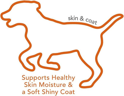 Vet's Best Skin & Coat Dog Supplements - Formulated with Vitamin E and Biotin to Maintain Dogs Healthy Skin and Coat - 30 Soft Chews