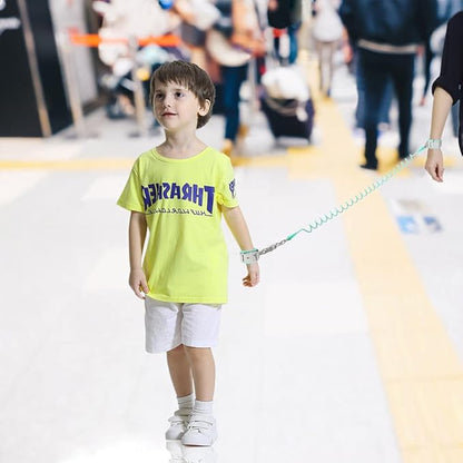 Blisstime 2 in 1 Toddler Leash -Anti Lost Wrist Link for Toddlers -Toddler Harness,Baby Leash,Leash for Toddlers,Wrist Leashes,Child Leashes for Toddlers,Not Easy to Open Without Key