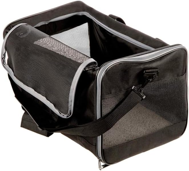Sherpa Black Essential Soft Sided Pet Carrier for Cats & Dogs Large