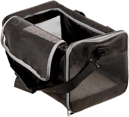 Sherpa Black Essential Soft Sided Pet Carrier for Cats & Dogs Large