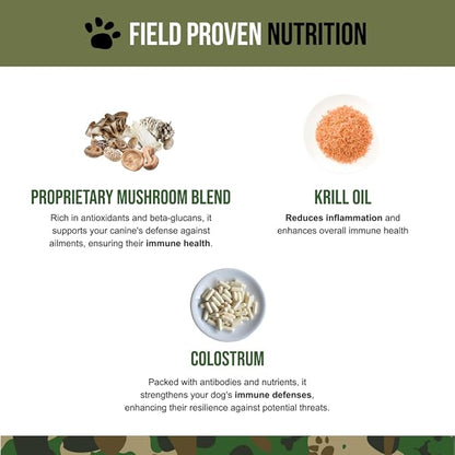 Immune Support Soft Chews for Dogs, Immune Health Supplement, 90 Count, Natural Ingredients, Beef Liver Flavor, Veteran Owned – Operation Good Boy