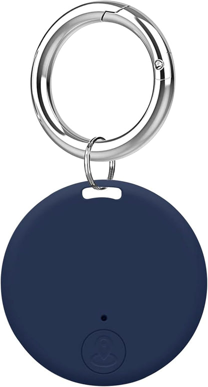 Aircawin GPS Tracker Case,Key Item Finder Locator,No Monthly Fee App for iOS/Android 2023 Latest,Portable Anti-Lost Bluetooth Mini Tag Item Tracker for Luggages/Kids/Pets/Phone/Wallet/Bag-1Pcs-Blue