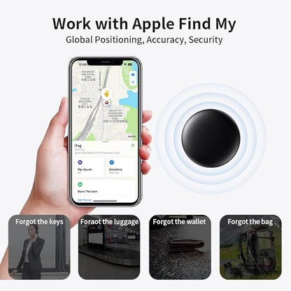 GPS Tracker for Vehicles – No SIM Required, Hidden Magnetic Car Tracker Device, Real-Time GPS Tracking for Kids, Car, Pets, No Monthly Fee, Works with Apple Find My, Vehicle Locator 2026 Upgraded