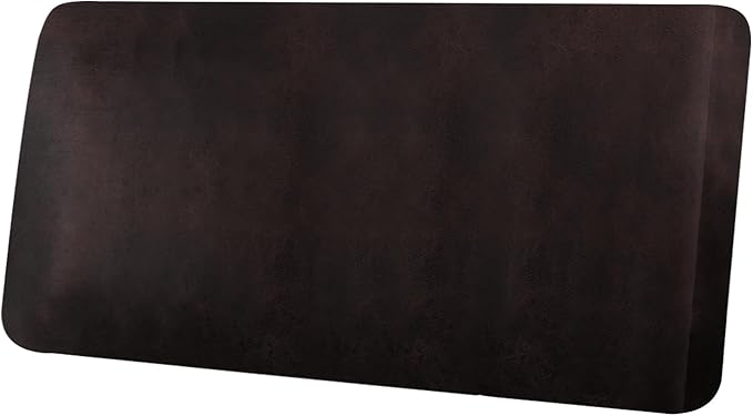 ANARACHON Leather Look Couch Cushion Covers Sofa Seat Slipcovers Sets Couches Furniture Protector for Sectional Armchair Loveseat Pets Kids Stretch Spandex Fabric (1 Cushion Loveseat, Chocolate)