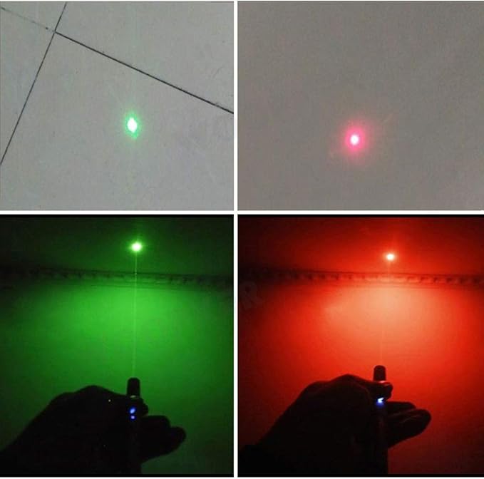 3Pcs Cats Toys USB Rechargeable Green Red Blue Light Lazer Presentation Remotes for Indoor Classroom Interactive Teaching (Mixed Color, USB 3 Pack)