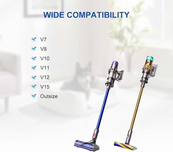 LANMU Pet Hair Remover, Dog Cat Fur Removal Tool Attachment for V7 V8 V10 V11 V12 V15 Detect Gen5 Outsize Vacuum, Lint Cleaner Carpet Scraper Brush for Couch, Pet Towers, Rugs, Car, Clothes