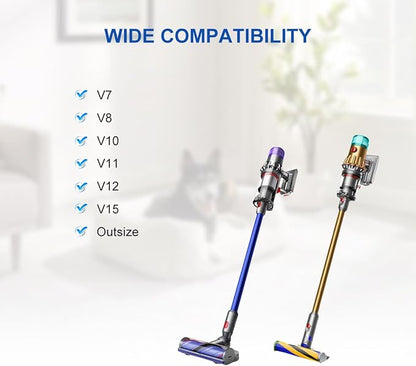 LANMU Pet Hair Remover, Dog Cat Fur Removal Tool Attachment for V7 V8 V10 V11 V12 V15 Detect Gen5 Outsize Vacuum, Lint Cleaner Carpet Scraper Brush for Couch, Pet Towers, Rugs, Car, Clothes