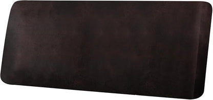 ANARACHON Leather Look Couch Cushion Covers Sofa Seat Slipcovers Sets Couches Furniture Protector for Sectional Armchair Loveseat Pets Kids Stretch Spandex Fabric (1 Cushion Sofa, Chocolate)