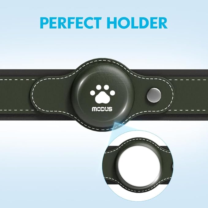 GPS Tracker for Dogs, 2 in 1 Smart Pet Collar (Only iOS), No Monthly Fee Waterproof Dog Collar with Real-time Tracking, Anti-Lost, 365-Day Long Battery GPS Tracker for All Sized Dogs(Locator Included)