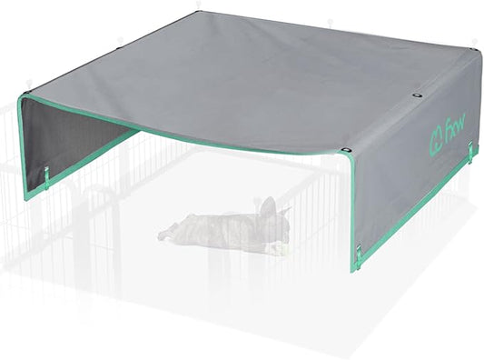 FXW Sun Shade Specialized for FXW Dog Playpen (Not Suitable for Other Brands), Fits for 24" H Rollick/Instant Dog Playpen│Patent Pending (Playpen not Included)