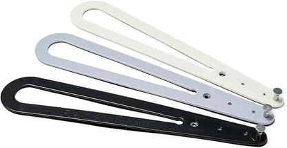 FlexLatch Cat Door Holder Latch - Bright White Cat Door Alternative Installs Fast Flex Latch Strap Let's Cats in and Keeps Dogs Out of Litter & Food. Safe Baby Proof One Piece No Measuring Extra Easy