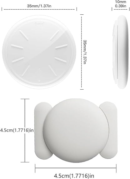 GPS Tracker for Vehicles,Real Time Car Tracker Work with Apple Find My(iOS Only),No Subscription Global Coverage Hidden Car Locator with Magnetic Case (White,1PCS)