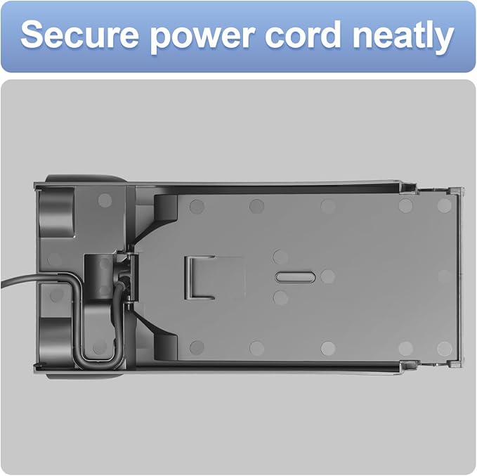 FUNTECK Wall Mount Compatible with Dyson V11, V11 Outsize and V15 Vacuum Cleaners, Charging Station Replacing Part No. 970011-01 & 970011-02