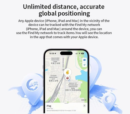 GPS Tracker for Vehicles – No SIM Required, Hidden Magnetic Car Tracker Device, Real-Time GPS Tracking for Kids, Car, Pets, No Monthly Fee, Works with Apple Find My, Vehicle Locator 2026 Upgraded