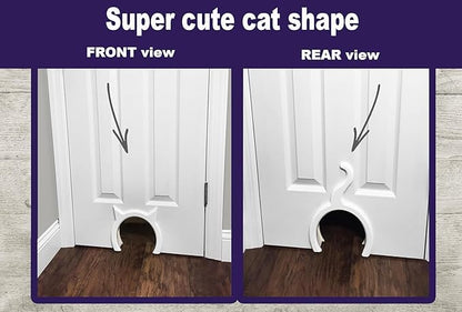 The Kitty Pass Interior Cat Door Hidden Litter Box Pet Door for cats up to 21 lbs