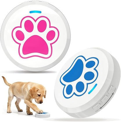 ChunHee Dog Bells to Go Outside - Bell for Dogs to Ring to Go Potty | Chew-Proof Dog Door Bell | 0-115dB Adjustable Volume & 28 Ringtones | Bells for Dog Training to Go Outside Without Barking