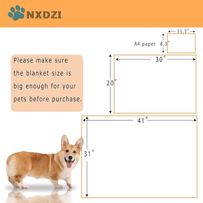 Dog Blankets for Medium Large Dogs Washable, 3 Pack Pet Blanket Washable 41" x 31", Fuzzy Soft Puppy Blanket Throw Cover for Kennel Crate Bed, Blanket for Dogs, Pet Blankets for Dog