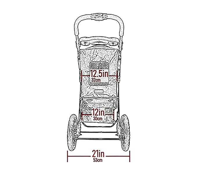 Pet Gear No-Zip Jogger Pet Stroller for Cats/Dogs, Zipperless Entry, Airless Tires, Easy One-Hand Fold, Cup Holder + Storage Basket, Pine Green