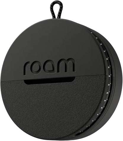 ROAM SMART TRACKER - Bluetooth Tracker & Item Locator for Keys, Luggage, Kid & Pet Gear, (iOS, Android), No App or Subscription, Fast Setup, Waterproof, 1-Pack, Black