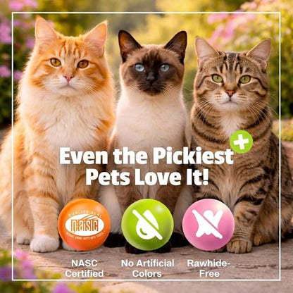 Pet Naturals Lysine for Cats, Chicken Flavor, 60 Chews - Immune and Respiratory Support for Cats - No Wheat or Corn - Vet Recommended
