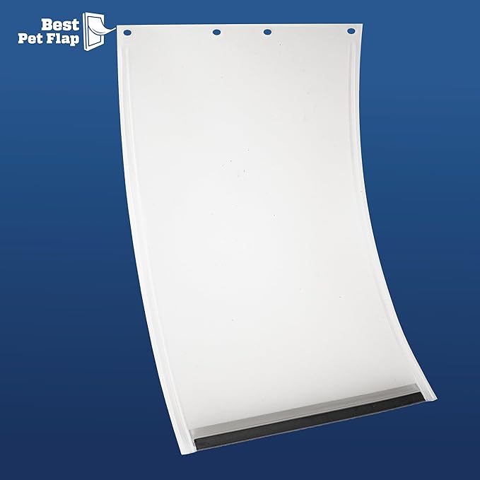 Best Pet Flap Medium Non PVC Compatible w/PetSafe PAC11-11038 - 8 1/8" x 12 7/8" Longer Lasting, Most Energy Efficient, Less Shrinkage, BPA Free (Pack of 2)