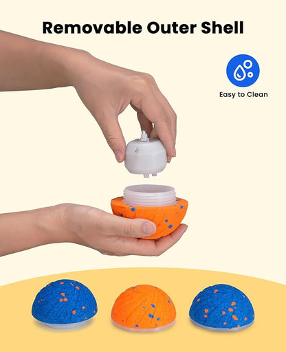 Xeuch Smart Interactive Dog Balls, Automatic Moving Ball for Medium and Large Dogs, ETPU New Material, Motion Activated Rolling & Rotating Bouncy Toy for Dog Enrichment & Stimulation