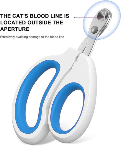 Aogeili Cat Specific Nail Clipper, Avoiding Excessive Cutting, Suitable for Beginners. It Can Also be Used for Small Animals Such as Birds, Hamsters, Rabbits, Hedgehogs, Ferrets, Guinea Pigs, Etc.