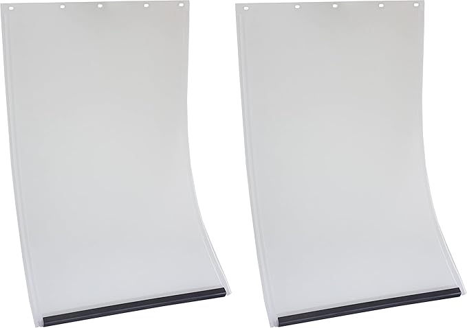 Best Pet Flap Large Replacement Dog Door Non PVC Flap Fits PetSafe PAC11-11039 - Measures 10 1/8" x 16 7/8" Longer Lasting, Most Energy Efficient, Less Shrinkage, BPA Free (Pack of 2)