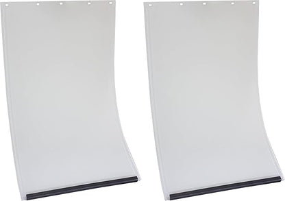 Best Pet Flap Large Replacement Dog Door Non PVC Flap Fits PetSafe PAC11-11039 - Measures 10 1/8" x 16 7/8" Longer Lasting, Most Energy Efficient, Less Shrinkage, BPA Free (Pack of 2)